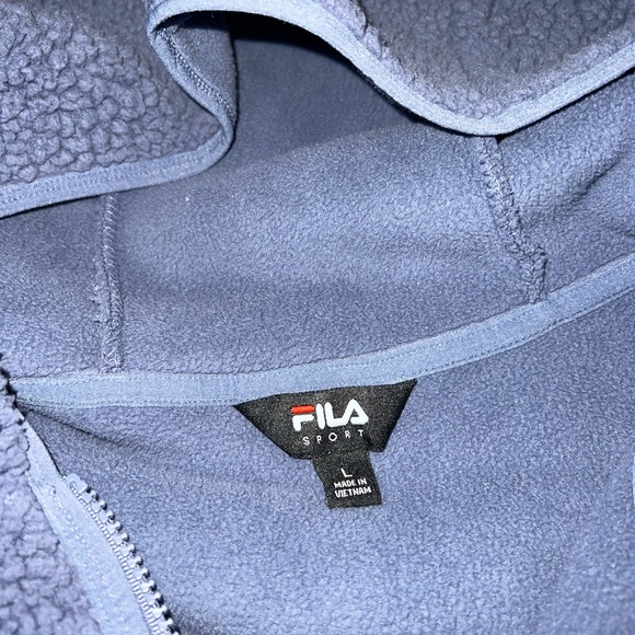 blue sherpa jacket - Picture 5 of 5